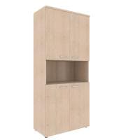  Шкафа высокий с нишей XHC 85.3 (Xten) 850x430x1930 Бук Тиара