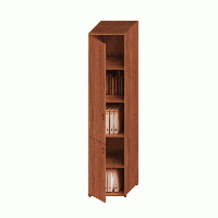  Шкаф колонна закрытый Исп.44 (Престиж) 470x460x2030 Итальянский орех