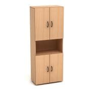  Шкаф высокий К4 (Канц) 700х350х1830 Бук Невский