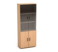  Шкаф со стеклом К2 (Канц) 700х350х1830 Бук Невский
