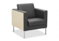  Кресло Берлин W 750x780x850 Экокожа цвет черный 3001