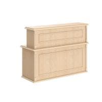  Стойка ресепшн RMS 120 (RAUT) 1200x600x1200 Бук Тиара 