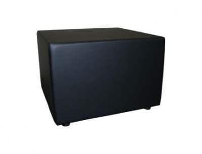  Стол журанльный Октава 770x770x550 Экокожа цвет черный 3001