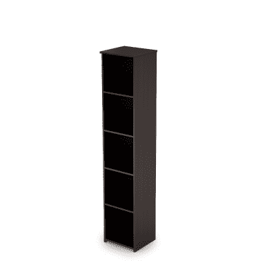  Стеллаж узкий RR-5U (Респект) 386х400х2000 венге