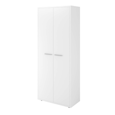  Шкаф для одежды ДБ26 (Дублин) 800х400х1980 (ДБ26_1 + ДБ29*2) Белый