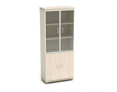  Шкаф высокий К86-мод (Модерн) 854х445х2105 Шамони светлый